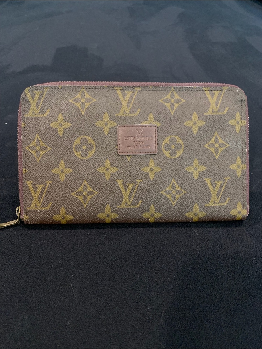 Louis Vuitton Monogram Slim Sleeve in Brown and Yellow